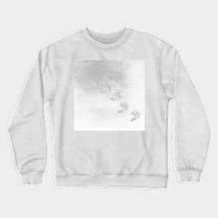 Ghostly butterflies disappear in the mist Crewneck Sweatshirt